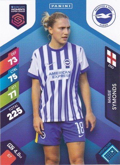 #057 Maisie Symonds (Brighton) - Panini Adrenalyn XL Women's Super League 2025