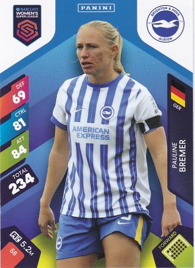 #058 Pauline Bremer (Brighton) - Panini Adrenalyn XL Women's Super League 2025