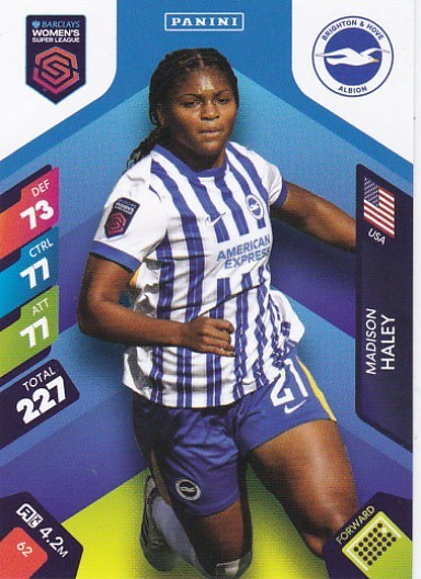 #062 Madison Haley (Brighton) - Panini Adrenalyn XL Women's Super League 2025