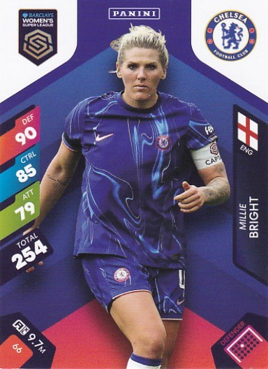 #066 Millie Bright (Chelsea) - Panini Adrenalyn XL Women's Super League 2025