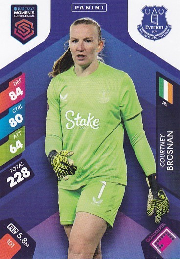 #101 Courtney Brosnan (Everton) - Panini Adrenalyn XL Women's Super League 2025