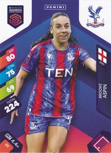 #088 Brooke Aspin (Crystal Palace) - Panini Adrenalyn XL Women's Super League 2025