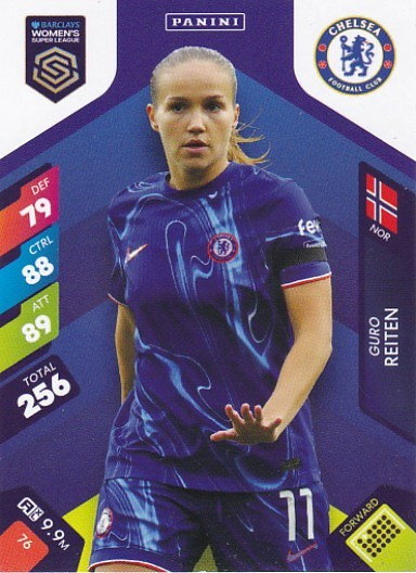 #076 Guro Reiten (Chelsea) - Panini Adrenalyn XL Women's Super League 2025