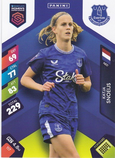 #117 Katja Snoeijs (Everton) - Panini Adrenalyn XL Women's Super League 2025