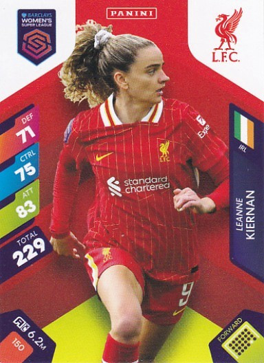 #150 Leanne Kiernan (Liverpool) - Panini Adrenalyn XL Women's Super League 2025