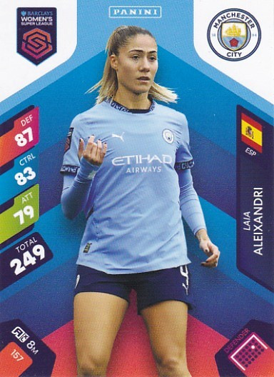 #157 Laia Aleixandri (Manchester City) - Panini Adrenalyn XL Women's Super League 2025