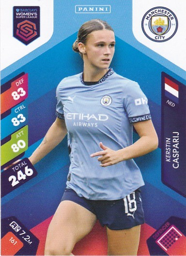#161 Kerstin Casparij (Manchester City) - Panini Adrenalyn XL Women's Super League 2025