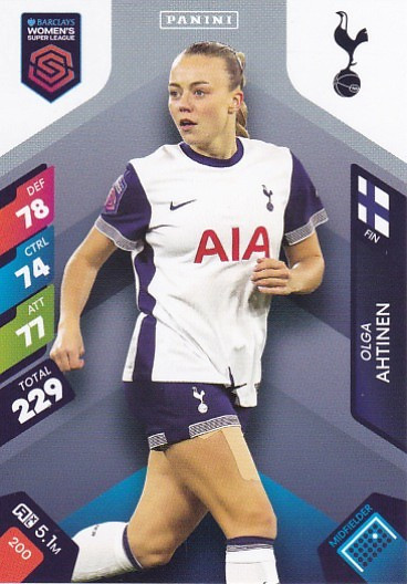 #200 Olga Ahtinen (Tottenham) - Panini Adrenalyn XL Women's Super League 2025