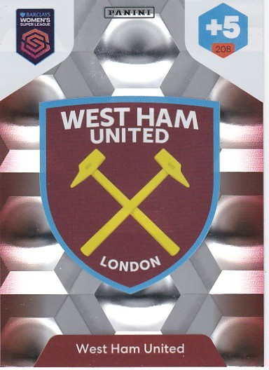 #208 Club Crest (West Ham United) - Panini Adrenalyn XL Women's Super League 2025