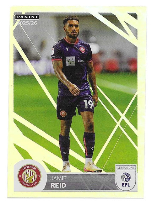 #650 Jamie Reid (Stevenage) - Panini EFL 2025/26 - Sticker