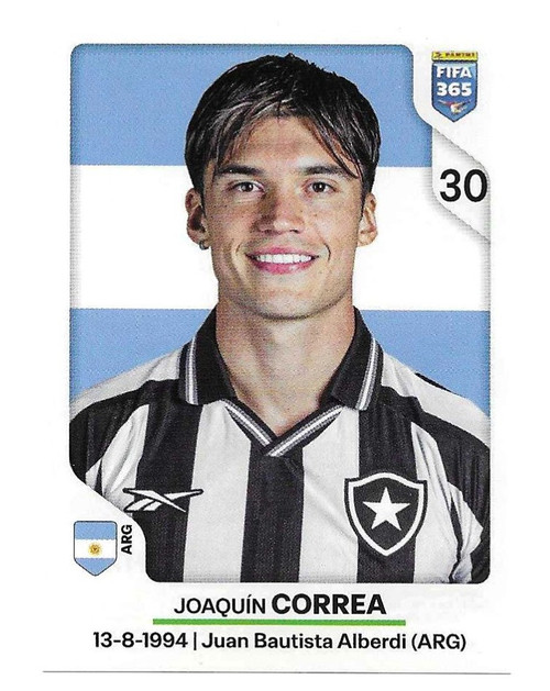 #061 Joaquin Correa (Botafogo) - Panini FIFA 365 2026 - Sticker