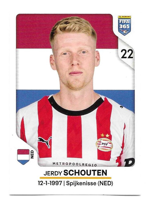 #342 Jerdy Schouten (PSV) - Panini FIFA 365 2026 - Sticker