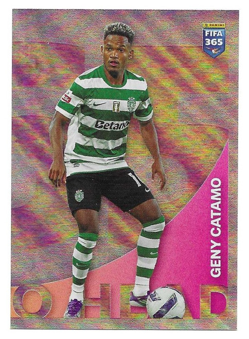 #366 Geny Catamo (Sporting) - HEAD TO HEAD/CONTINENTAL CLASHES - Panini FIFA 365 2026 - Sticker