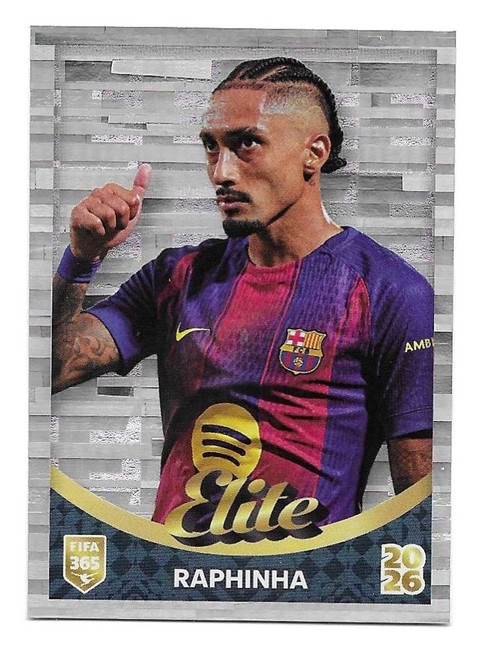 #521 Raphinha (Barcelona) - ELITE - Panini FIFA 365 2026 - Sticker
