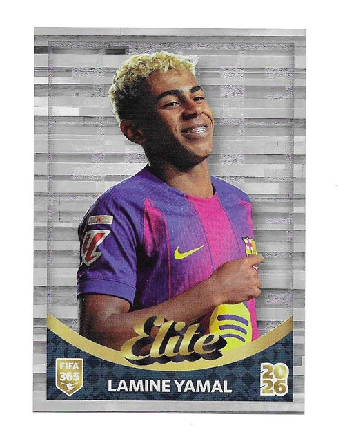#522 Lamine Yamal (Barcelona) - ELITE - Panini FIFA 365 2026 - Sticker