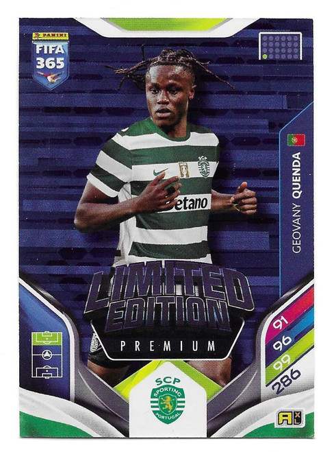 PREMIUM LIMITED EDITION - Geovany Quenda (Sporting) - Panini Adrenalyn XL FIFA 365 2026
