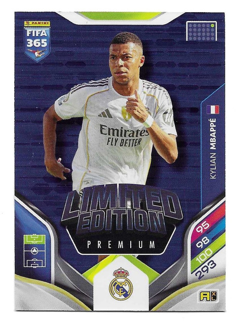 PREMIUM LIMITED EDITION - Kylian Mbappe (Real Madrid) - Panini Adrenalyn XL FIFA 365 2026