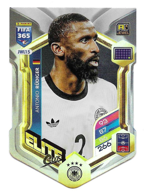 JWL015 - Antonio Rudiger (Germany) - Elite Cut (JEWEL) - Panini Adrenalyn XL FIFA 365 2026