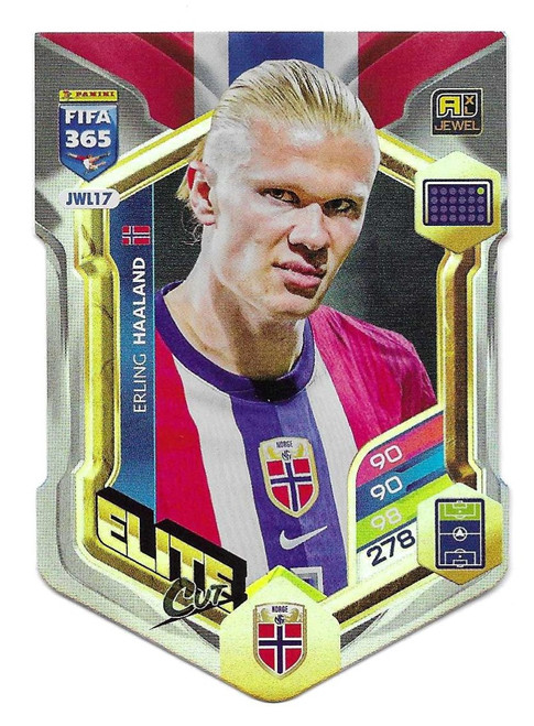 JWL017 - Erling Haaland (Norway) - Elite Cut (JEWEL) - Panini Adrenalyn XL FIFA 365 2026