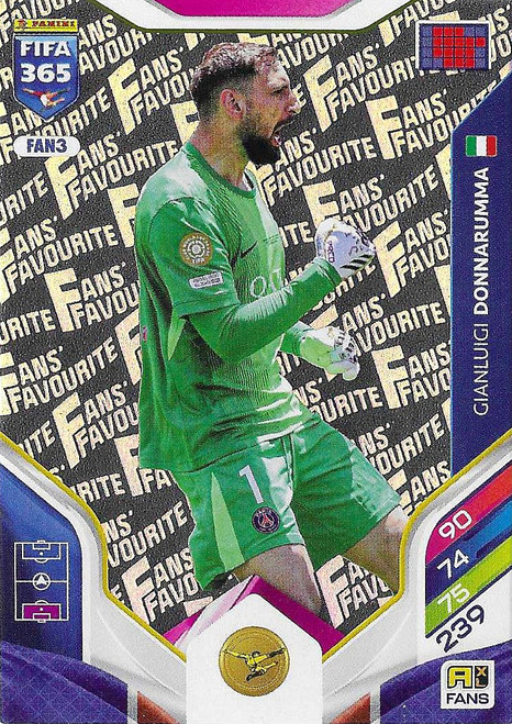 FAN003 - Gianluigi Donnarumma (PSG) - FANS FAVOURITE - Panini Adrenalyn XL FIFA 365 2026