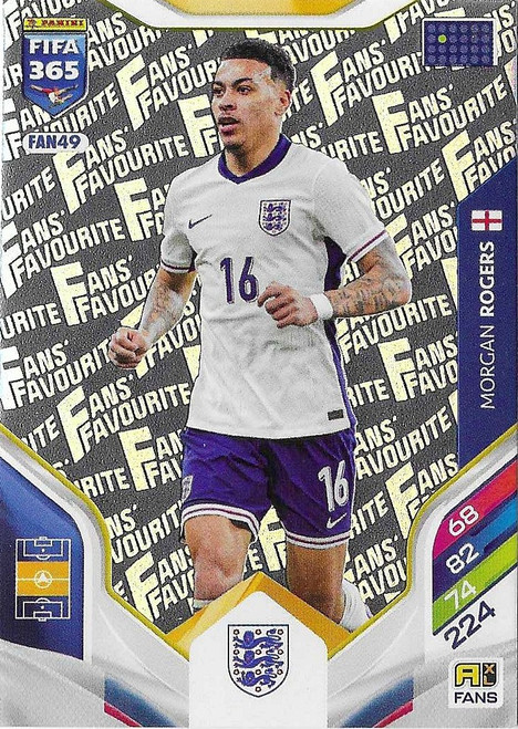 FAN049 - Morgan Rogers (England) - FANS FAVOURITE - Panini Adrenalyn XL FIFA 365 2026
