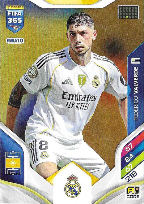 RMA010 - Federico Valverde (Real Madrid) - Panini Adrenalyn XL FIFA 365 2026