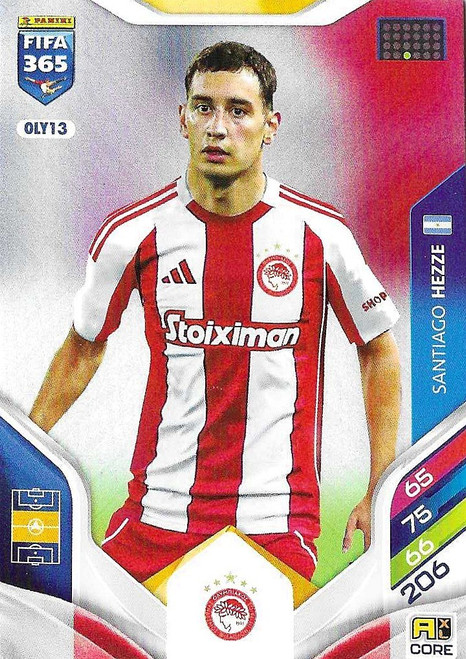 OLY013 - Santiago Hezze (Olympiakos) - Panini Adrenalyn XL FIFA 365 2026