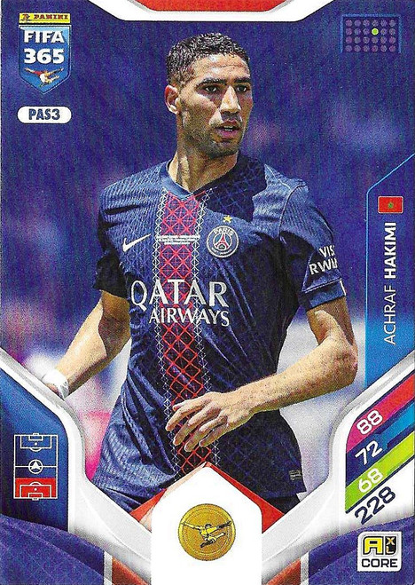 PAS003 - Achraf Hakimi (PSG) - Panini Adrenalyn XL FIFA 365 2026