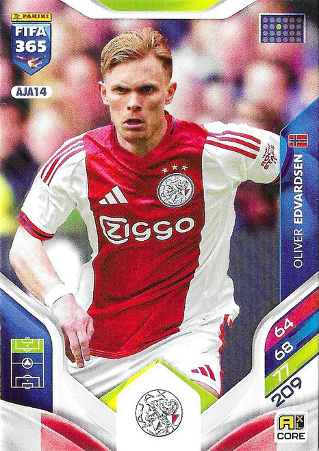 AJA014 - Oliver Edvardsen (Ajax) - Panini Adrenalyn XL FIFA 365 2026