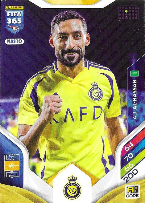 NAS010 - Ali Al-Hassan (Al-Nassr) - Panini Adrenalyn XL FIFA 365 2026