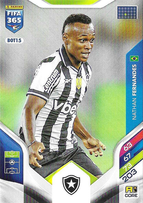 BOT015 - Nathan Fernandes (Botafogo) - Panini Adrenalyn XL FIFA 365 2026