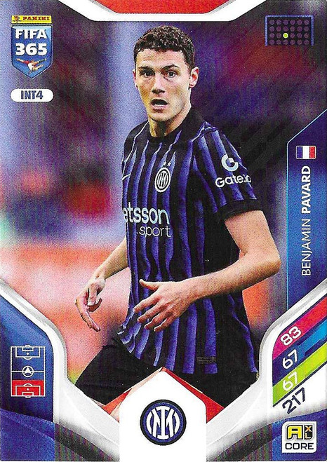 INT004 - Benjamin Pavard (Inter Milan) - Panini Adrenalyn XL FIFA 365 2026