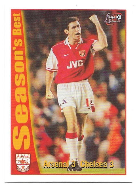 #040 - Arsenal 3 Chelsea 3 - Futera Arsenal 1997/98