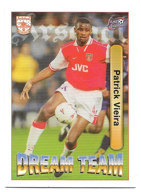#065 Patrick Vieira - Futera Arsenal 1997/98