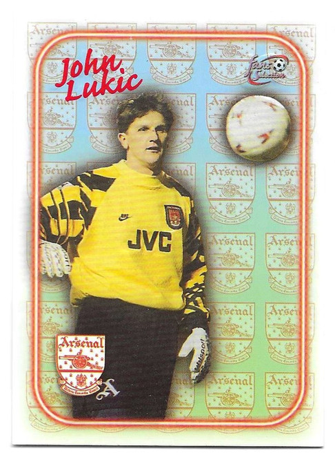 SE009 - John Lukic - SPECIAL EDITION EMBOSSED - Futera Arsenal 1997/98