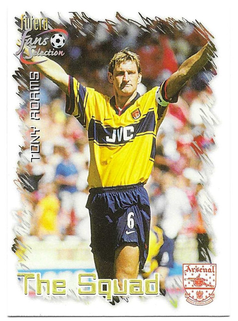#010 Tony Adams - Futera Arsenal 1999