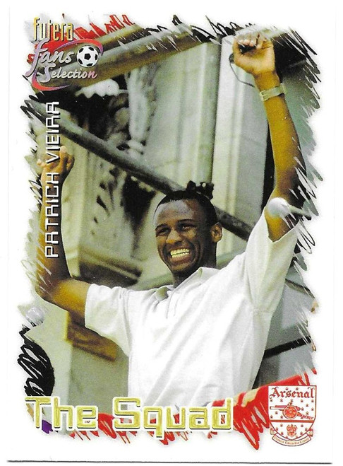 #019 Patrick Vieira - Futera Arsenal 1999