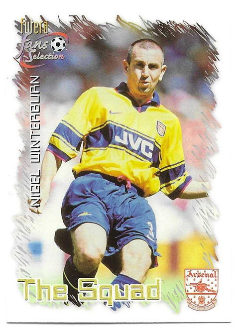 #025 Nigel Winterburn - Futera Arsenal 1999