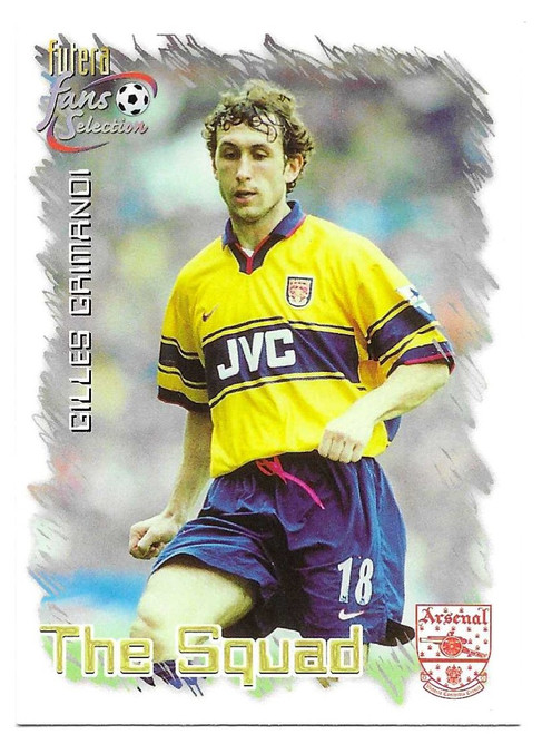 #026 Gilles Grimandi - Futera Arsenal 1999