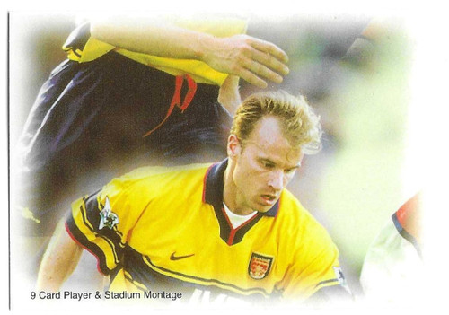#035 Player & Stadium Montage No. 8 - Futera Arsenal 1999