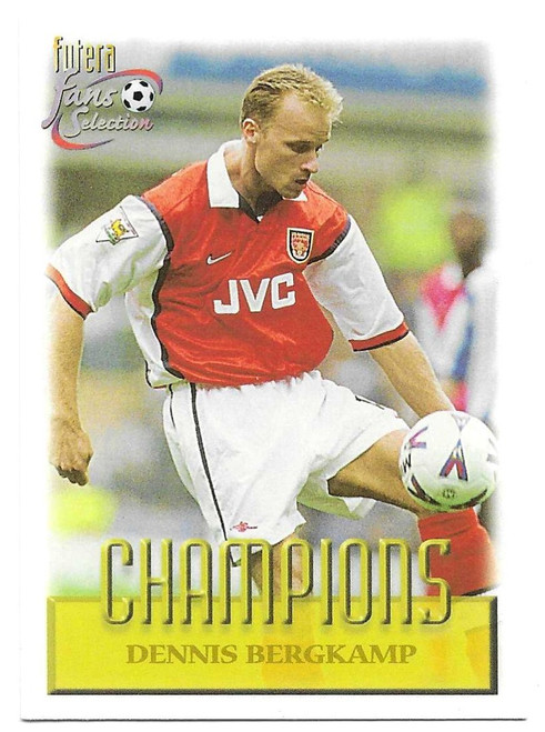 #075 Dennis Bergkamp - Futera Arsenal 1999