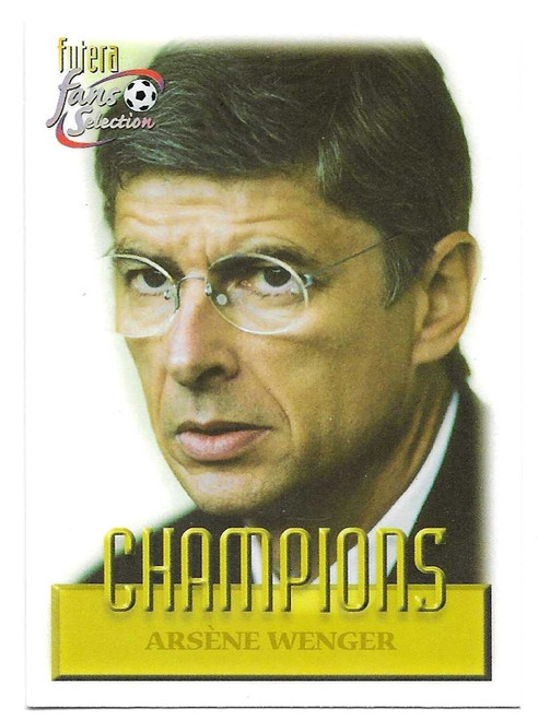 #081 Arsene Wenger - Futera Arsenal 1999