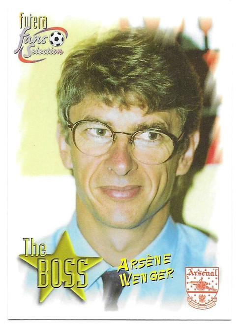 #096 Arsene Wenger - Futera Arsenal 1999
