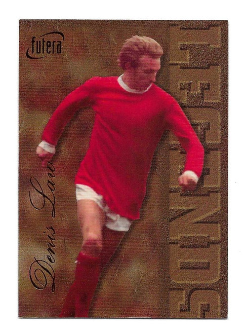 L5 - Denis Law - BRONZE PARALLEL /250 UNNUMBERED - Futera Manchester United 1997