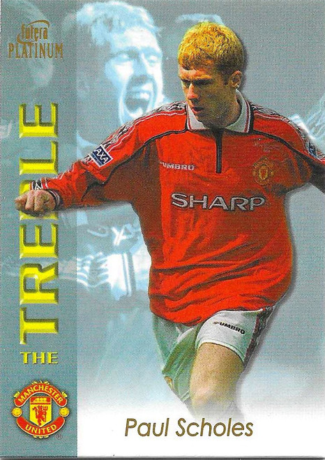 #003 Paul Scholes - Futera Manchester United 1999 The Treble