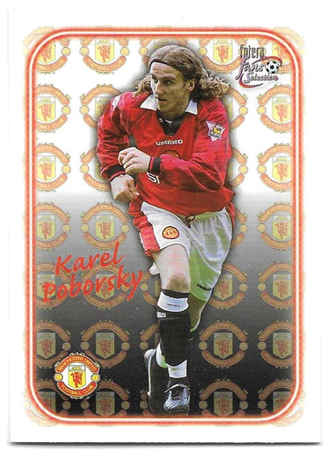 SE009 - Karel Poborsky - SPECIAL EDITION EMBOSSED - Futera Manchester United 1997/98