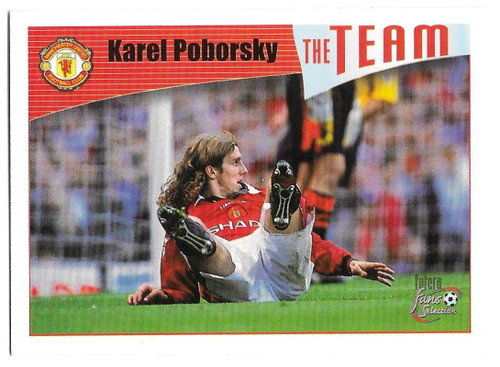 #021 Karel Poborsky - Futera Manchester United 1997/98