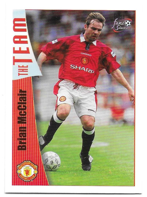 #025 Brian McClair - Futera Manchester United 1997/98