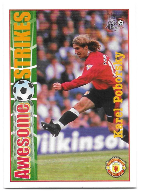 #056 Karel Poborsky - Futera Manchester United 1997/98