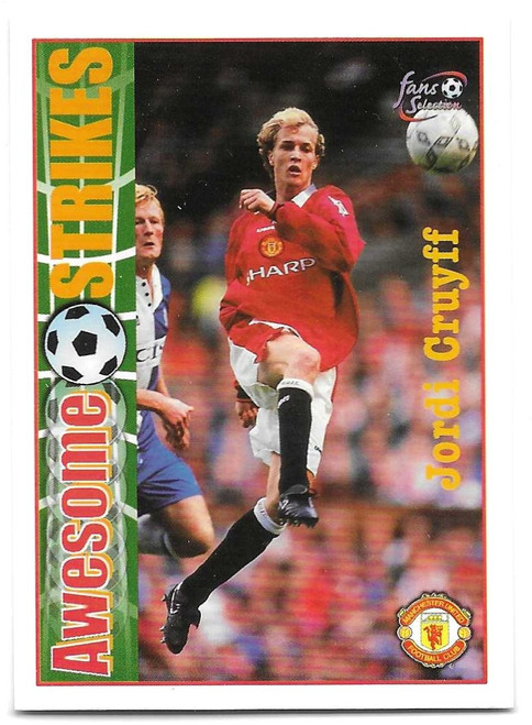 #058 Jordi Cruyff - Futera Manchester United 1997/98